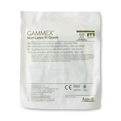 Ansell Surgical Glove GAMMEX Non-Latex PI Green Size 8 Sterile Polyisoprene Standard Cuff Length Micro-Textured Light Green Chemo Tested, 200 EA/CS - Image 2