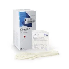 Ansell Surgical Glove GAMMEx Non-Latex PI Size 6.5 Sterile Pair Polyisoprene Extended Cuff Length Smooth White Not Chemo Approved, 200 EA/CS