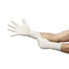 Ansell Surgical Glove GAMMEx Non-Latex PI Size 7 Sterile Pair Polyisoprene Extended Cuff Length Smooth White Not Chemo Approved, 200 EA/CS - Image 2