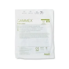Ansell Surgical Glove GAMMEX Non-Latex Size 7.5 Sterile Polyisoprene Standard Cuff Length Micro-Textured Green Chemo Tested, 50 EA/BX - Image 3
