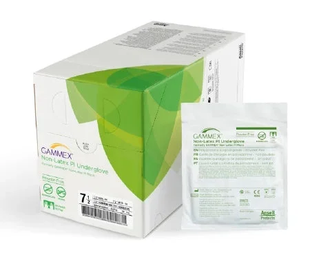 Ansell Surgical Glove Sterile Polyisoprene Standard Cuff Length Smooth Green