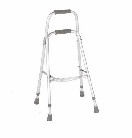 Apex-Carex Healthcare Carex Hemi Side Step Folding Walker Adjustable Height Aluminum Frame 300 lbs. Weight Capacity 30 to 35 Inch Height – FGA873C0 0000