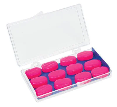 Apex Clear Silicone Ear Plugs, Small, 6 Pair – 13-2661