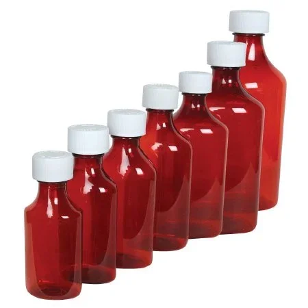 Apothecary Products Ezy Dose Oval Bottle 8 oz. Amber – 30684