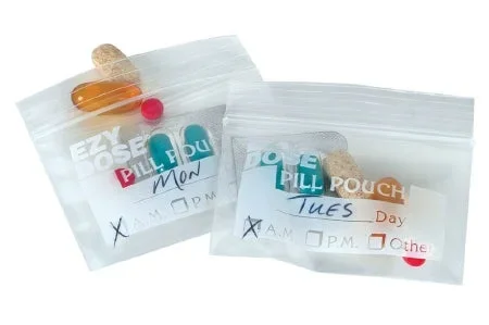 Apothecary Products Ezy Dose Pill Pouch Pocket-Size 1 Day 2 Dose – 67057