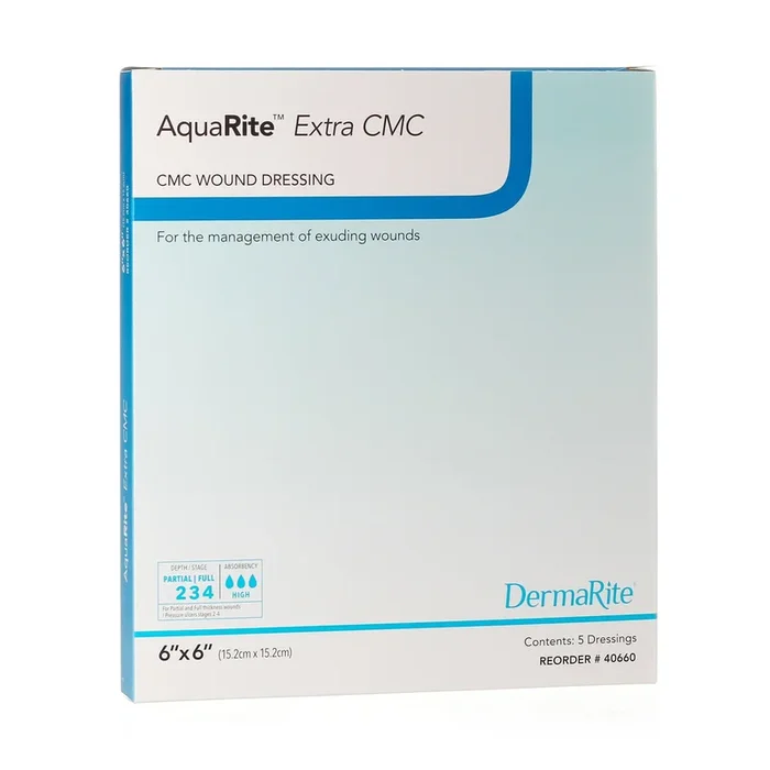 AquaRite Extra CMC Alginate Wound Dressing, 6″ x 6″