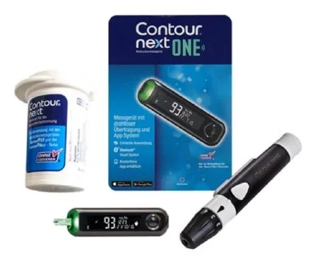 Ascensia Diabetes Care Contour Next Blood Glucose Meter Contour NEXT 5 Seconds Stores Up To 800 Results, 7, 14, 30, and 90-Day Averaging No Coding – 7818