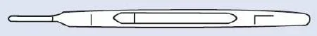 Aspen Surgical Products Bard-Parker Surgical Blade Handle Stainless Steel Size 9 – 371090