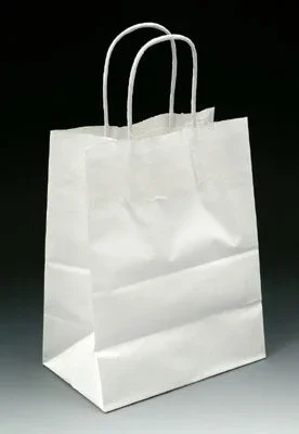 Associated Bag Company Duro Missy Shopping Bag White Virgin Paper – 175-8-11W