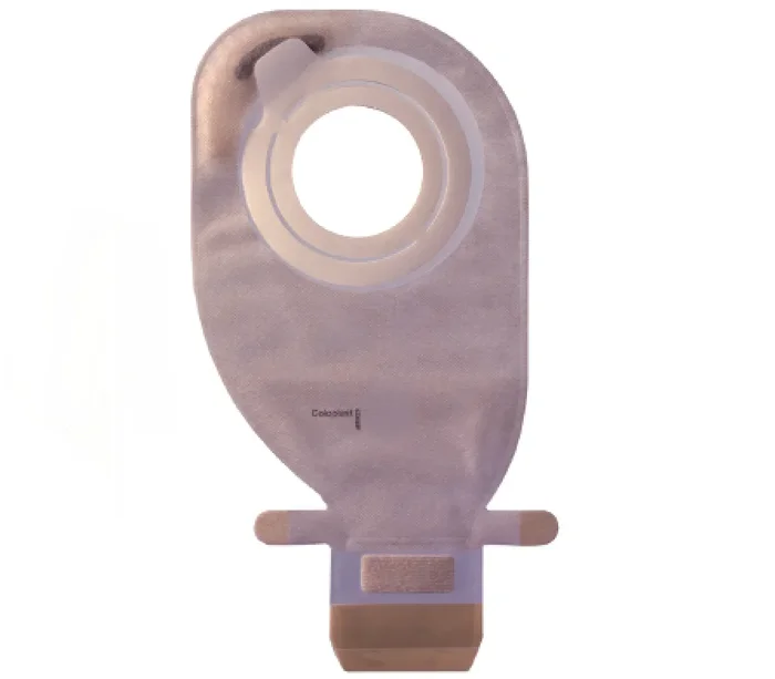 Assura AC Two-Piece Drainable Ostomy Pouch X-Large Box of 20, Transparent