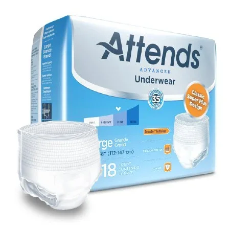 Attends Adult Absorbent Underwear Pull On Disposable Heavy Absorbency