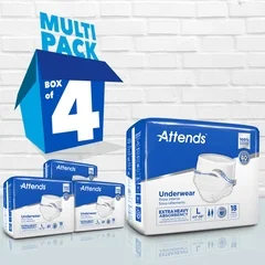 Attends Care® Moderate Absorbency Protective Underwear, Large, 72/CS - Image 2