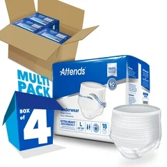 Attends Care® Moderate Absorbency Protective Underwear, Large, 72/CS - Image 4