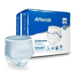 Attends Care® Moderate Absorbency Protective Underwear, Large, 72/CS