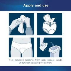 Attends Discreet® Light Absorbency Bladder Control Pads, 28 EA/BG - Image 3