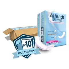 Attends Discreet® Moderate Absorbency Bladder Control Pads, 10.5, 200/CS - Image 4