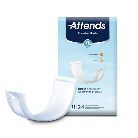 Attends Healthcare Products Attends Incontinence Booster Pad 3-1/2 X 11 Inch Light Absorbency Polymer One Size Fits Most Unisex Disposable – BST0192