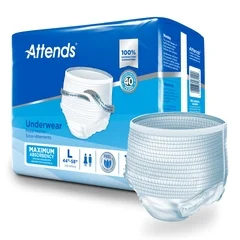 Attends Moderate Absorbency Protective Underwear, Large, 18/PK - Image 2