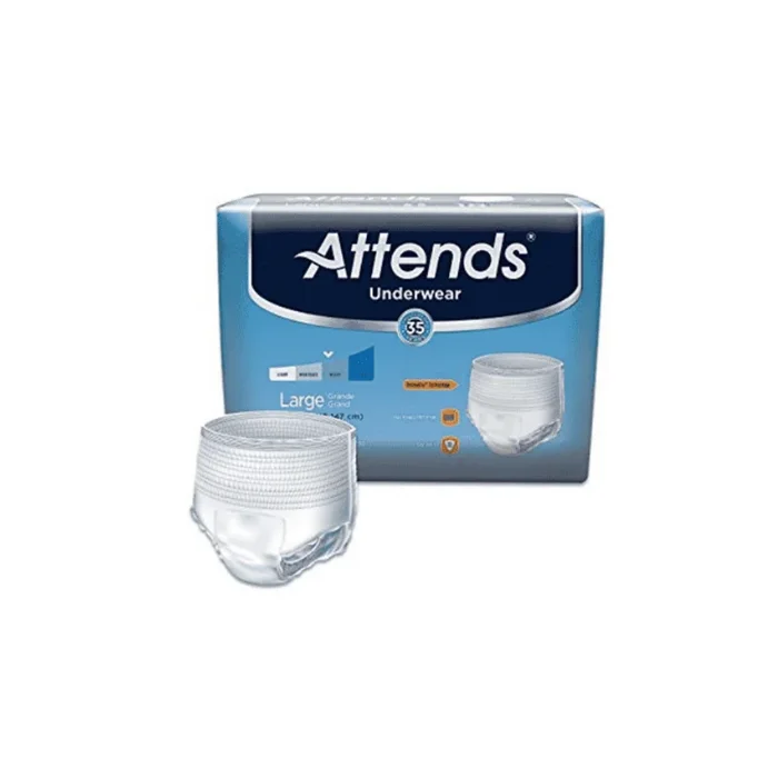 Attends Protective Underwear with DermaDry Technology for Adult Incontinence Care – Case