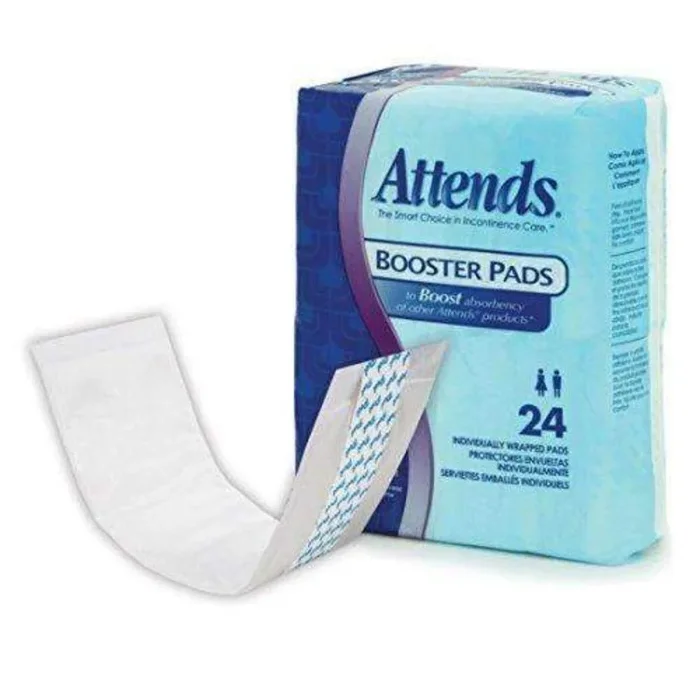 Attends Unisex Booster Pads Light Absorbency with Odor Shield Technology – Case of 192