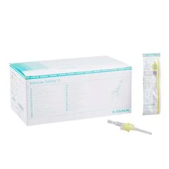 B. Braun Closed IV Catheter Introcan Safety 3 24 Gauge 0.75 Inch Sliding Safety Needle, 200/CS
