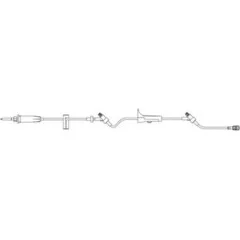 B. Braun Primary IV Administration Set Caresite 15 Drops / mL Drip Rate 104 Inch Tubing 2 Ports, 1/EA