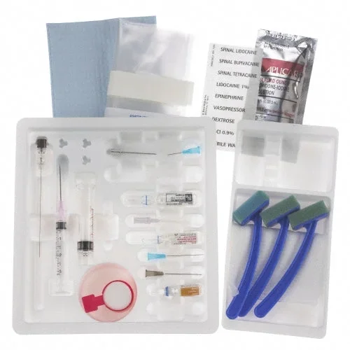 B. Braun SPINAL TRAY, PENCAN BUPI W/DURAPREP 24G (10/CS) RX – 333867