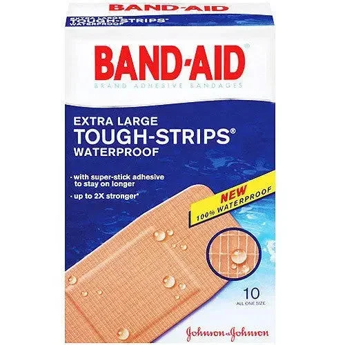 Band-Aid Bandages Tough-Strips Extra Large