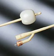 Bard Bardex I.C. Foley Catheter 2-Way Straight Tip 30 cc Balloon 18 Fr. Silver Alloy Coated Latex – 0166SI18