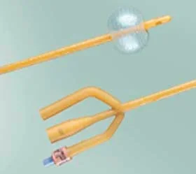 Bard Bardex I.C. Foley Catheter 3-Way Standard Tip 5 cc Balloon 24 Fr. Latex – 0119SI24
