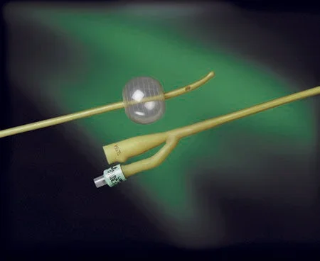 Bard Bardex Lubricath Foley Catheter 2-Way Carson Model 5 cc Balloon 14 Fr. Hydrophilic Polymer Coated Latex – 0168L14
