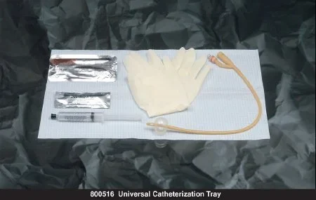 Bard Bardia Indwelling Catheter Tray Foley 16 Fr. 5 cc Balloon Silicone Coated Latex – 800516