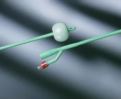 Bard Medical Foley Catheter Silastic 2-Way Round Tip 5 cc Balloon Silicone Coated Latex
