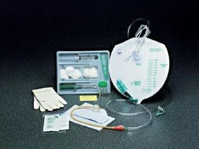 Bard Medical Indwelling Catheter Tray Lubricath Foley 18 Fr. 5 cc Balloon Latex