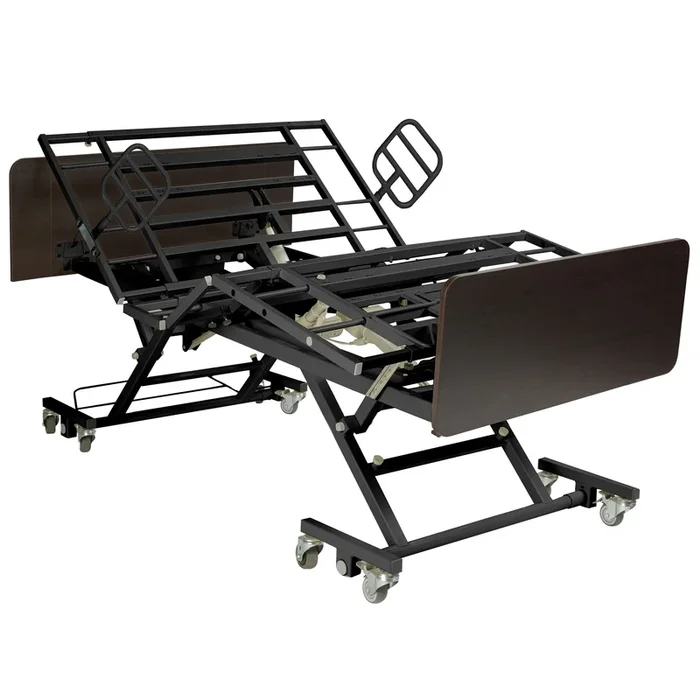 Bariatric Electric Hospital Bed Ultra Low Expandable Width and Height