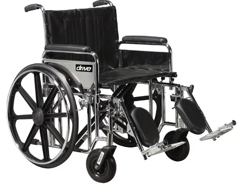 Bariatric Wheelchair Rem Desk S/A Footrests 22 Wide