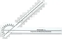 Baseline 180 Degree Plastic Pocket Goniometers by Fabrication Enterprises