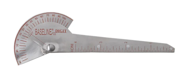 Baseline Finger Goniometer – Metal – 1-finger Design – 6 inch, 25-pack – 12-1016-25