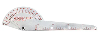 Baseline Finger Goniometer – Metal – 1-finger Design – 6 inch – 12-1016