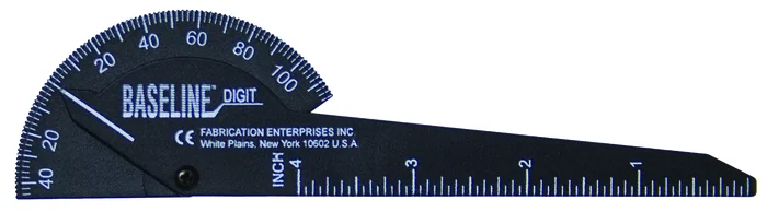 Baseline Finger Goniometer – Plastic – 1-finger Design – 6 inch