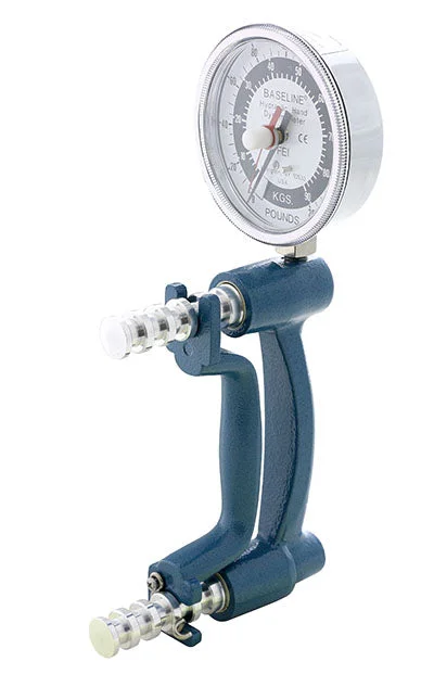 Baseline Hand Dynamometer – HiRes Gauge – 200 lb Capacity – 12-0243