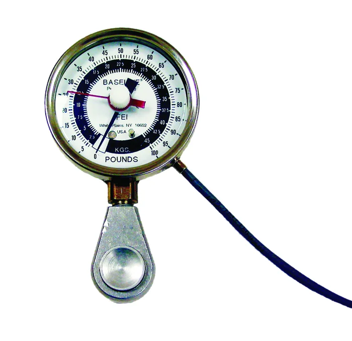 Baseline Pinch Gauge – Hydraulic – 50 lb Dial Gauge and Analog Output Signal
