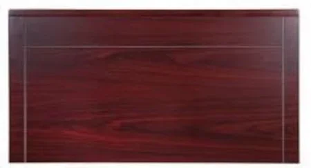 Basic American Medical Bull Nose Edge Footboard Radius Side Edge Shaker Cherry – F17R36S
