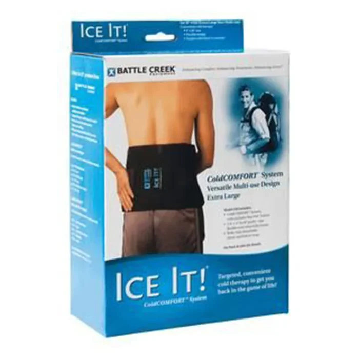 Battle Creek Ice It! ColdCOMFORT General Purpose Cold Therapy System – XL, 9″ x 20″, 1 Kit