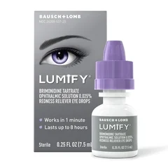 Bausch & Lomb Lumify™ Redness Reliever Eye Drops, 7.5 ml Dropper Bottle