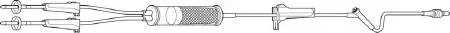 Baxter Administration Set 15 Drops / mL Drip Rate 88 Inch Tubing 1 Port – 4C6772