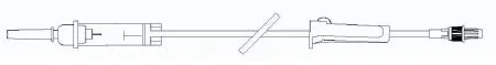 Baxter Administration Set 60 Drops / mL Drip Rate 110 Inch Tubing – 2C7554