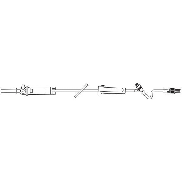 Baxter Administration Set Duo-Vent Spike, 103″ Tubing, 10 Drops Minute