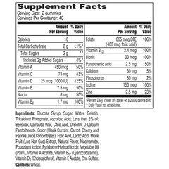 Bayer Multivitamin Supplement VitaCraves® Women’s Gummy 80 per Bottle Assorted Fruit Flavors - Image 3
