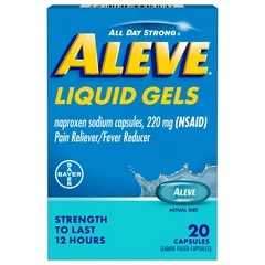 Bayer Pain Relief Aleve® 220 mg Strength Naproxen Sodium Capsule